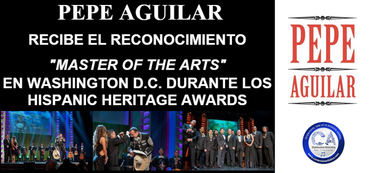 Pepe Aguilar recibe reconocimiento Master of the Arts en Washington